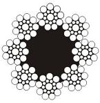 Elevator Steel Wire Rope 8x19S+FC