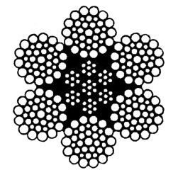 Line Contacted Wire Rope 6x41WS+IWRC